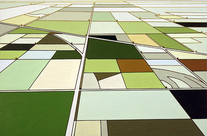 William Steiger, Aerial Survey #2, 2011
Oil on linen, 20 x 30 inches (51 x 76 cm)