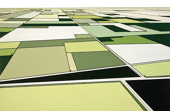 William Steiger, Aerial Survey #1, 2011
Oil on linen, 20 x 30 inches (51 x 76 cm)