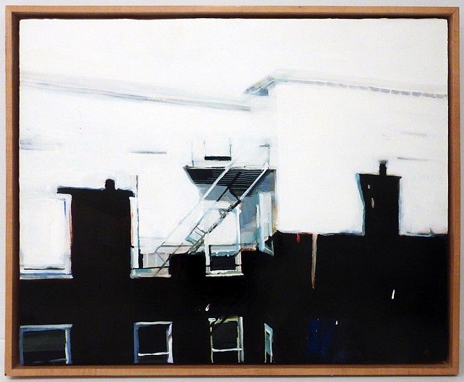 Alex Kanevsky, Black House with Shadows, 2002
Oil on linen, 24 x 29 inches (61 x 74 cm)