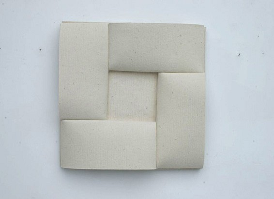 Peter Weber, Square from the Depth FW10, 2010
Folded felt, 20 x 20 inches (51 x 51 cm)