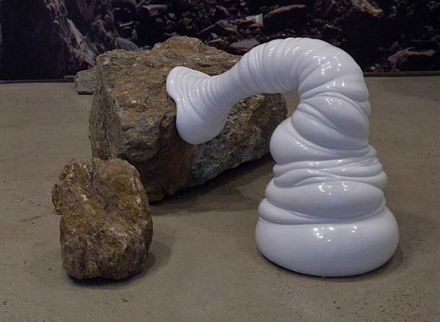 Venske &amp; Spänle, Myzot Steinbeisser, 2011
Lasa Marble, 25 x 41 x 21 inches (64 x 104 x 53 cm)