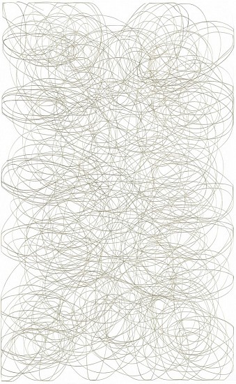 Adam Fowler, Untitled (2 layers) #2, 2011
Graphite on paper, hand cut, 34 x 21 inches (86 x 53 cm)