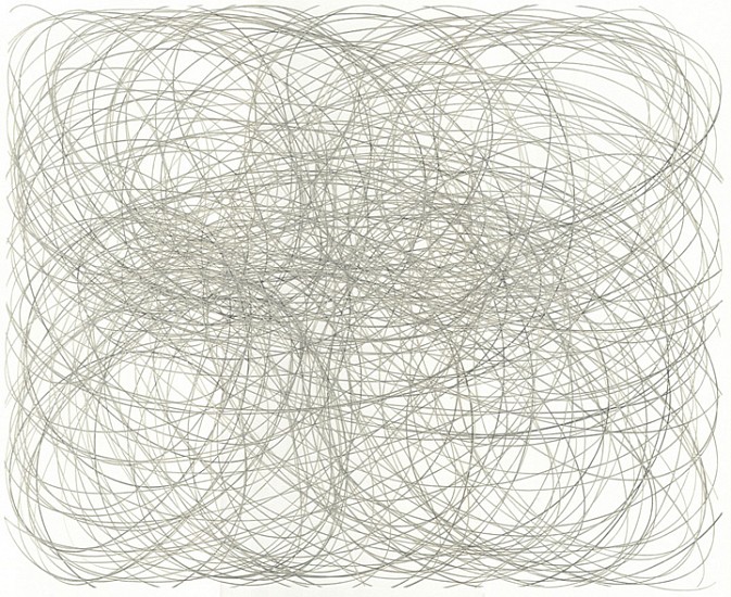 Adam Fowler, Untitled (3 Layers), 2012
Graphite on paper, hand cut, 14 x 11 inches (36 x 28 cm)
