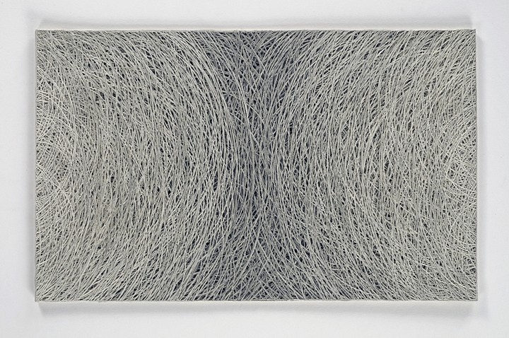 Adam Fowler, Untitled (52 layers), 2008
Graphite on paper, hand cut, 8 x 13 inches (21 x 34 cm)