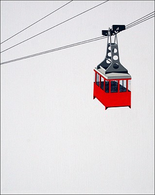 William Steiger, Cable Car-Violet, 2008
20 x 16 inches (51 x 40.5 cm)