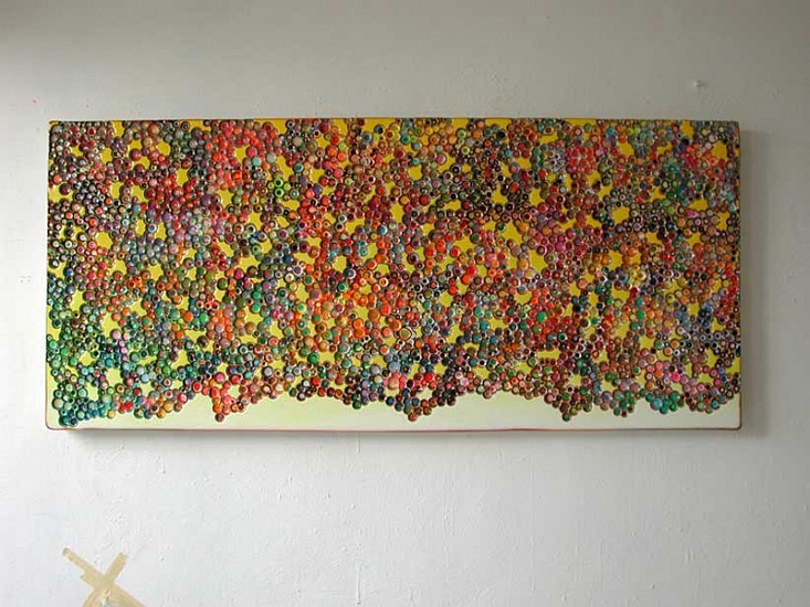 Markus Linnenbrink, What About Tomorrow, 2005
Epoxy resin and pigments on wood, 31.5 x 71 inches (80 x 180 cm)