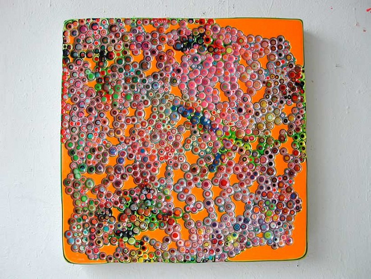 Markus Linnenbrink, Une N'est Pas Un, 2005
Epoxy resin and pigments on wood, 27.5 x 27.5 inches (70 x 70 cm)