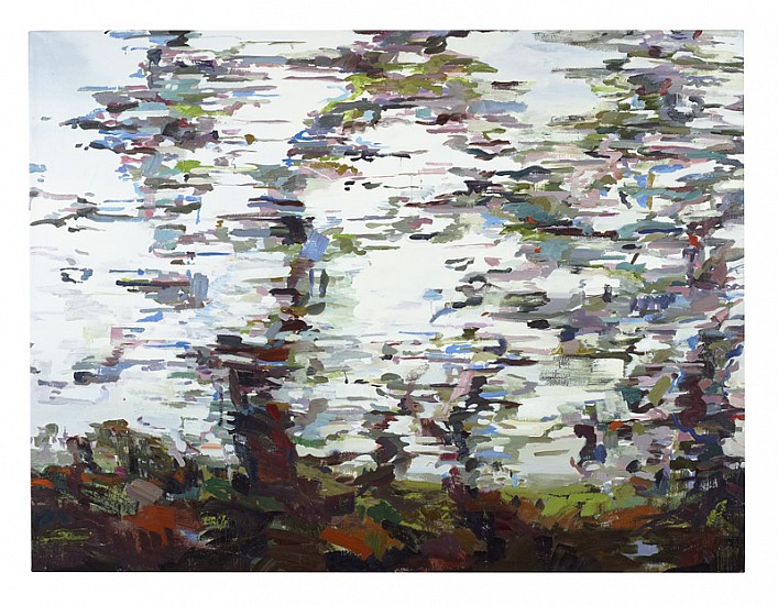 Monica Tap, From the Train I, 2005
Oil on canvas, 58 x 73 inches (147 x 185.5 cm)
