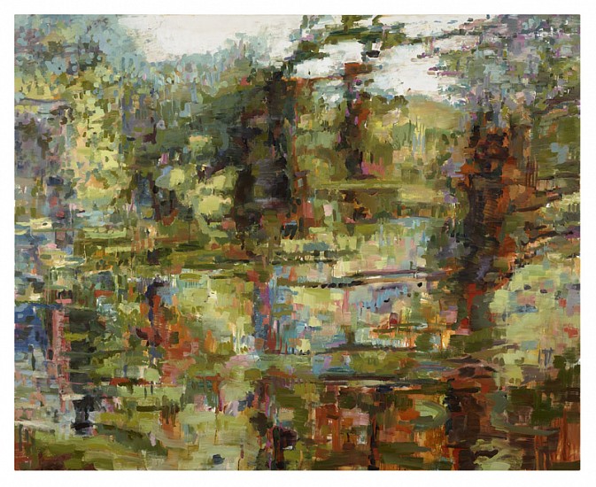 Monica Tap, Road to Lily Dale II, 2005
Oil on canvas, 80 x 99 inches (203 x 251.5 cm)