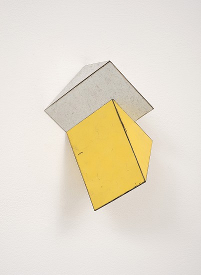 Ted Larsen, Big Slip, 2015
Salvage Steel, Marine-grade Plywood, Silicone, Vulcanized Rubber, Chemicals, Hardware, 7.5 x 5.25 x 4.25 inches (19 x 13 x 11 cm) 
Sold