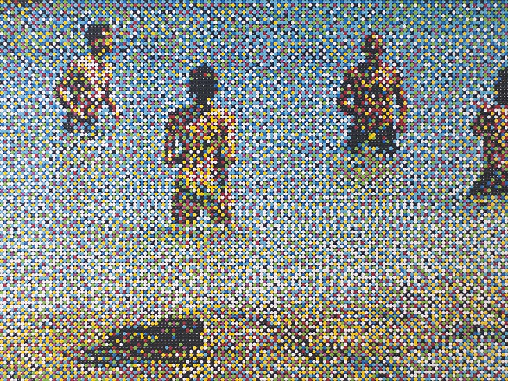 William Betts, Untitled Elafonisi, Crete, 2016
Acrylic on canvas, 27 x 36 inches (69 x 91.5 cm)