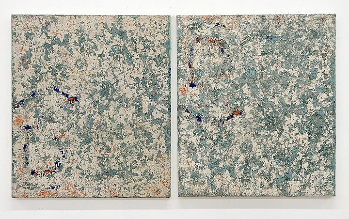 Rainer Gross, Wetzel Twins, 2016
Oil and pigments on canvas, 30 x 26 inches each  (76 x 66 cm)