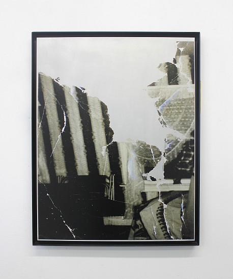 Raphael Zollinger, Fragment 5, 2015
Archival pigment print on aluminum, steel frame, 25 x 32 inches (64 x 81 cm)