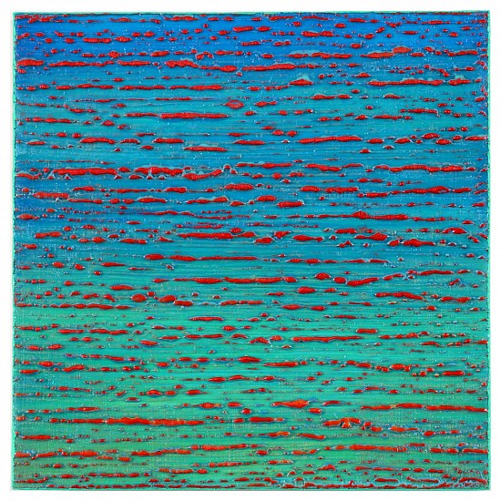 Joanne Mattera, Silk Road 365, 2017
Encaustic on panel, 12 x 12 inches (30 x 30 cm)