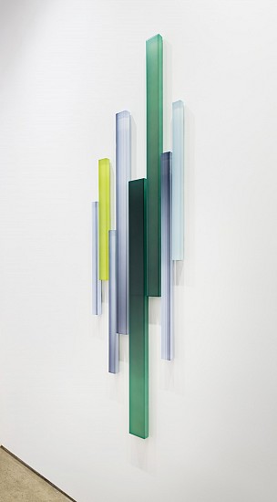 Freddy Chandra, Thicket, 2016
Acrylic and resin on canvas, 72 x 20 inches (183 x 51 cm)