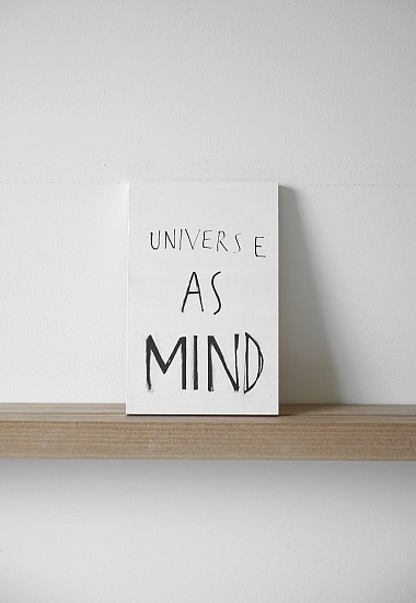 Ruth Greene, Universe as Mind, 2016
Gesso on plywood with black acrylic artists ink  , 9 x 6 x 1/2 inches (23 x 15 x 1 cm)