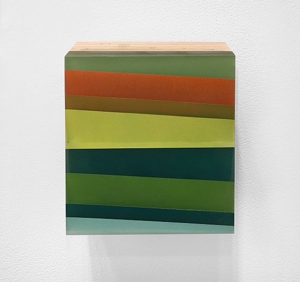 Michelle Benoit, From the Rooms series: Slip, 2018
Mixed media on hand cut, reclaimed lucite and appleply
7.25 x 8.25 x 3.25in (18 x 21 x 8cm)