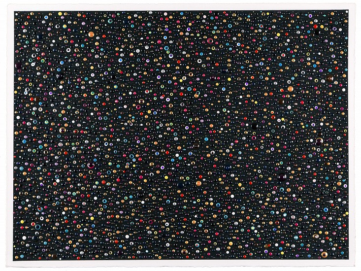 Omar Chacon, Galaktobochueco, 2018
Acrylic on paper, 26.5 x 35 x 2 in, framed