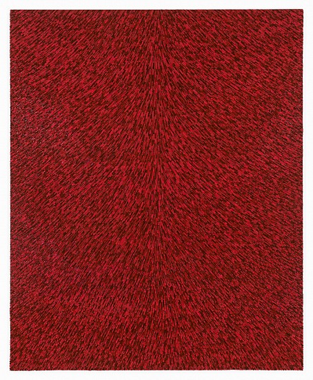 Omar Chacon, Venas Abiertas, 2018
Acrylic on canvas, 54 x 44 x 1.5 in (137 x 112 x 4 cm)