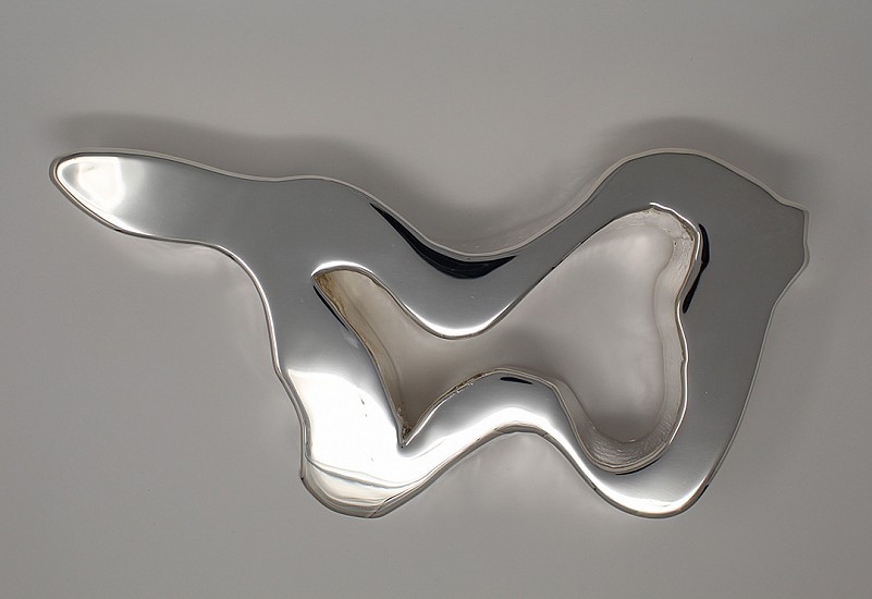 Brice Brown, Leg, 2020
Sterling silver on foam, 15 x 6.5 x 2 inches (38.1 x 16.5 x 5.1 cm)