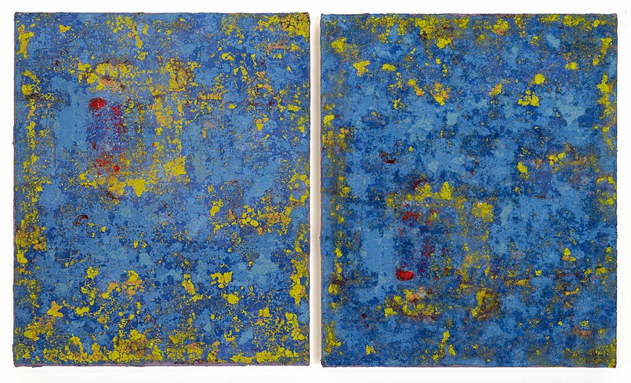 Rainer Gross, Ware Twins, 2021
Oil and pigments on canvas, diptych, 24 x 20 inches each (61 x 51 cm each)
