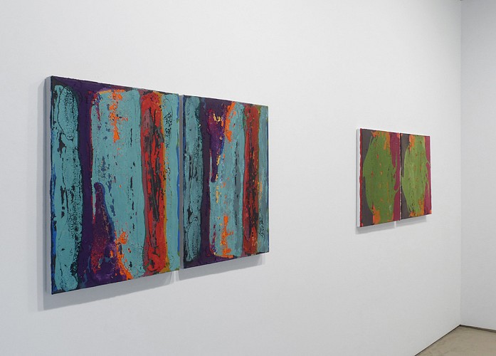 Rainer Gross - TWINS Paintings - Installation View