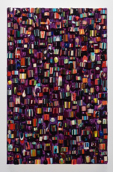 Omar Chacon, Chinacota Chueca, 2022
Acrylic on canvas, 11 1/2 x 7 1/4 inches (29 x 18 cm)