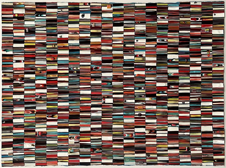Omar Chacon, Sin Seine, 2022
Acrylic on paper, 30 x 22 1/2 in (76 x 57 1/2 cm)