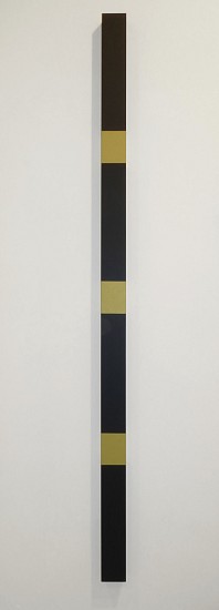Frank Badur, 9806, 1998
Oil on panel, 70.5 x 3.25 in (179 x 8.5 cm)