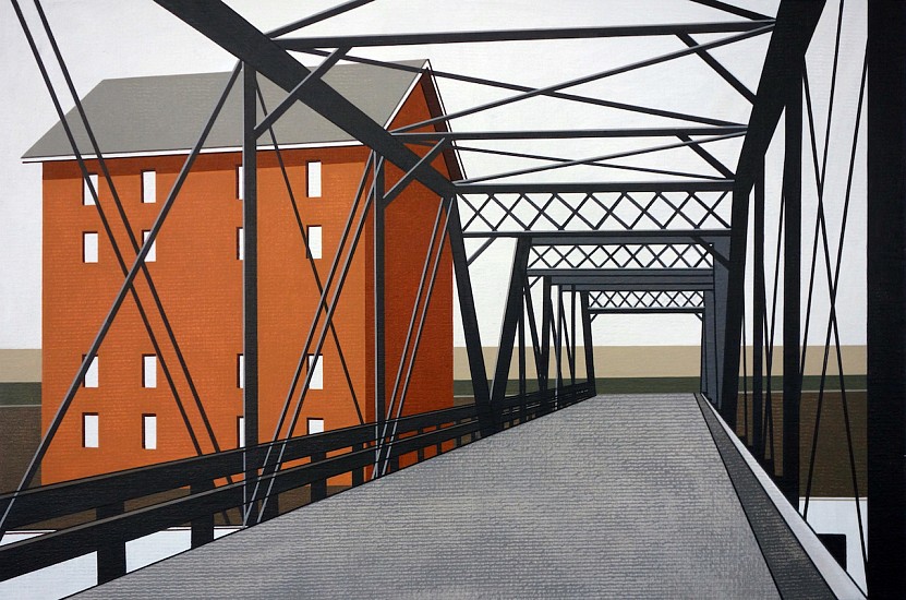 William Steiger, Mill Bridge , 2023
Oil on linen, 20 x 30 in (51 x 72 cm)