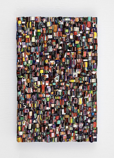 Omar Chacon, Trisco III, 2022
Acrylic on canvas, 11.25 x 7.25 in